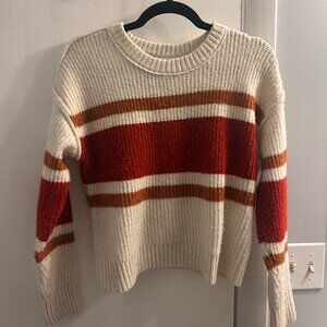 Vintage American Eagle Cropped Striped Sweater